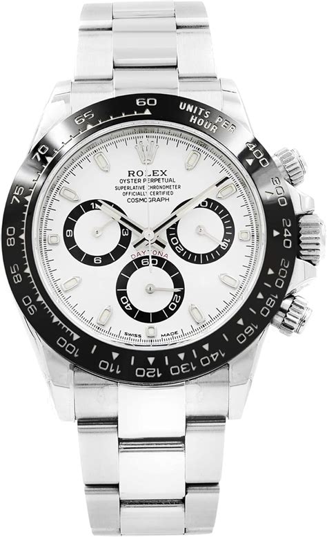 rolex daytona quadrante bianco 2001|rolex chronograph.